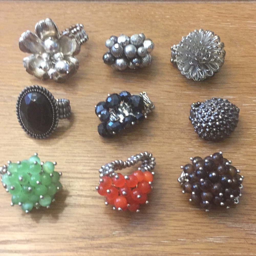 9 Statement Rings.